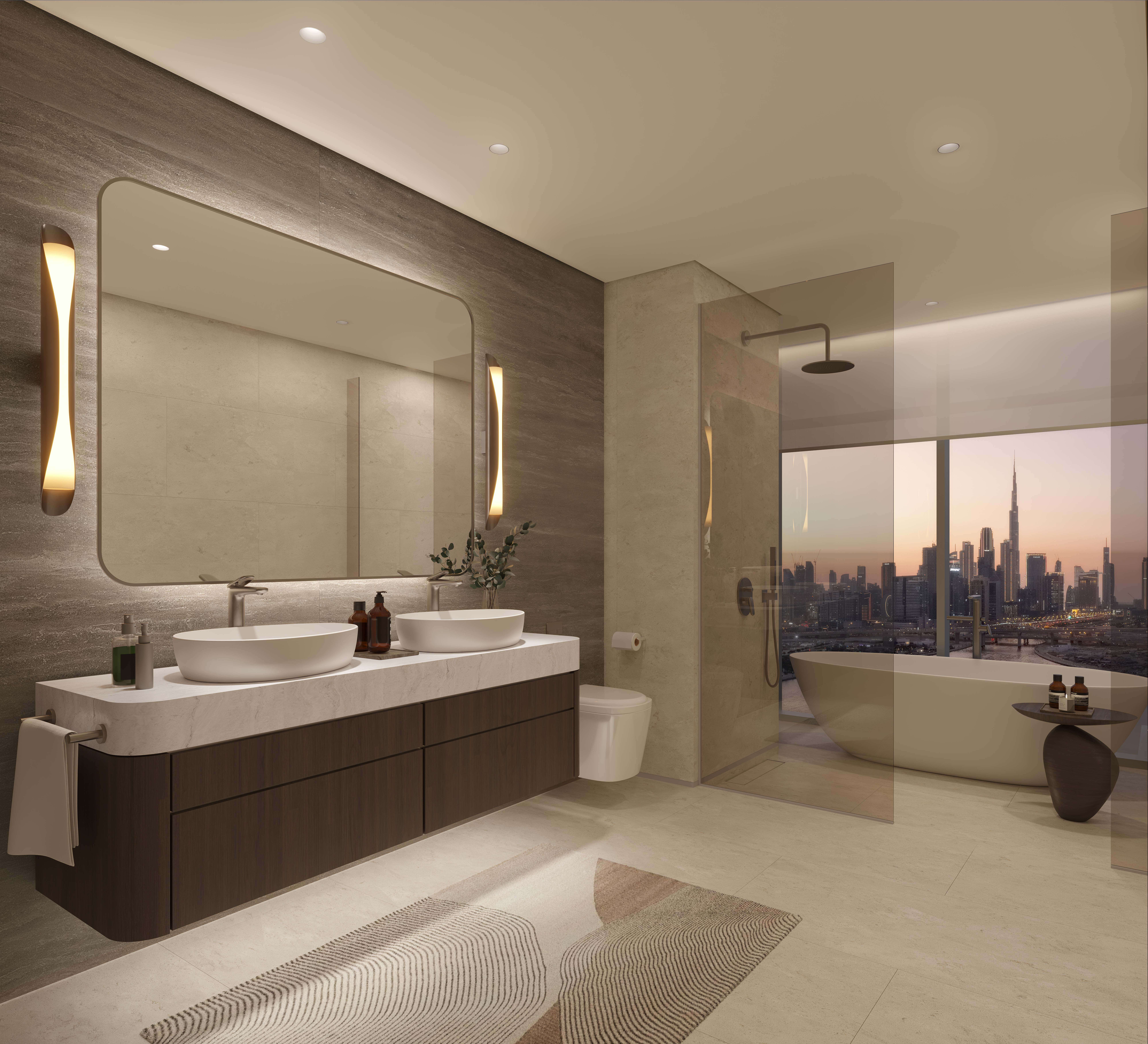 Penthouse bathroom