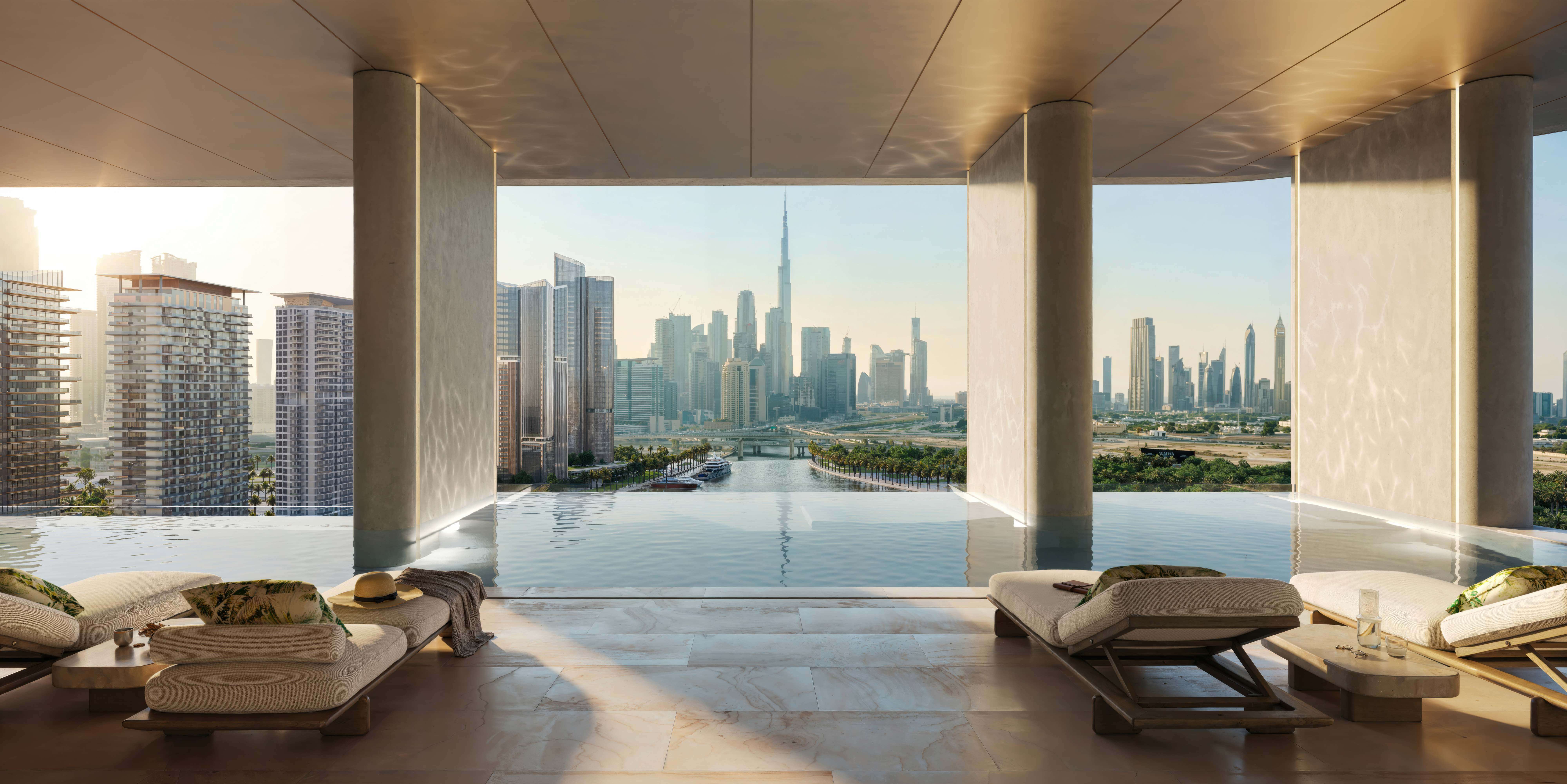 Infinity lap pool