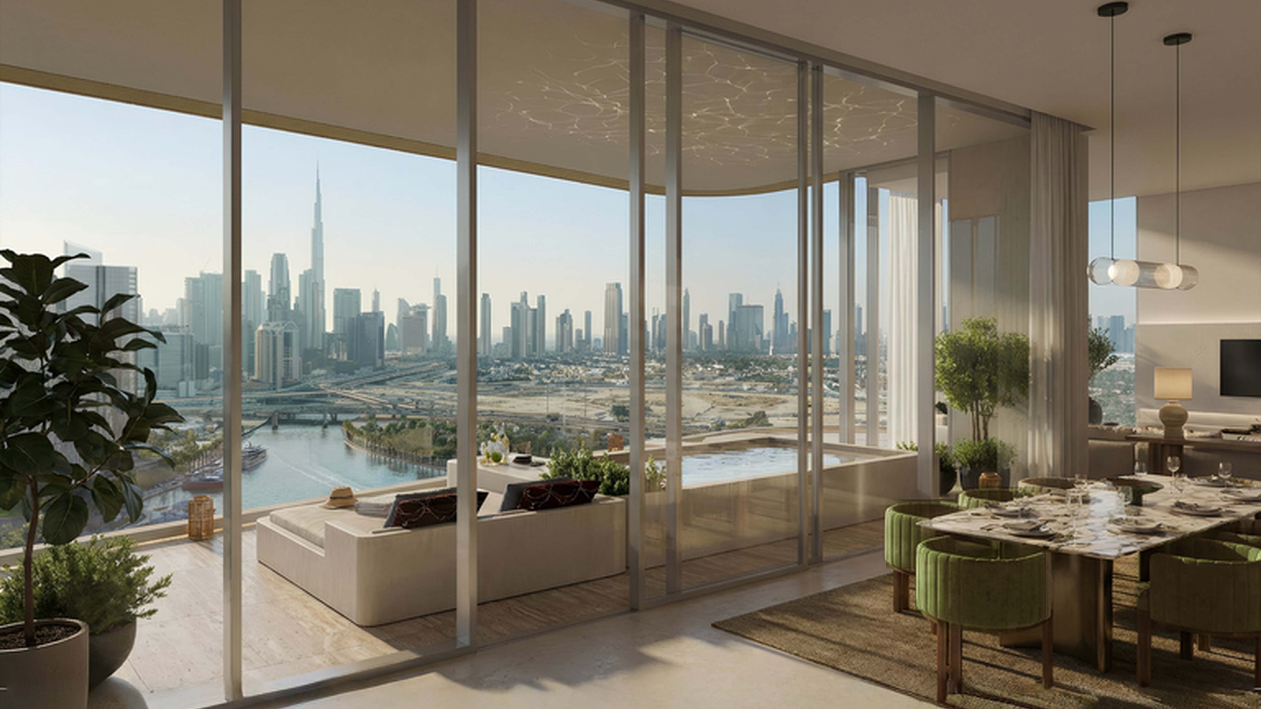 Terrace with plunge pool